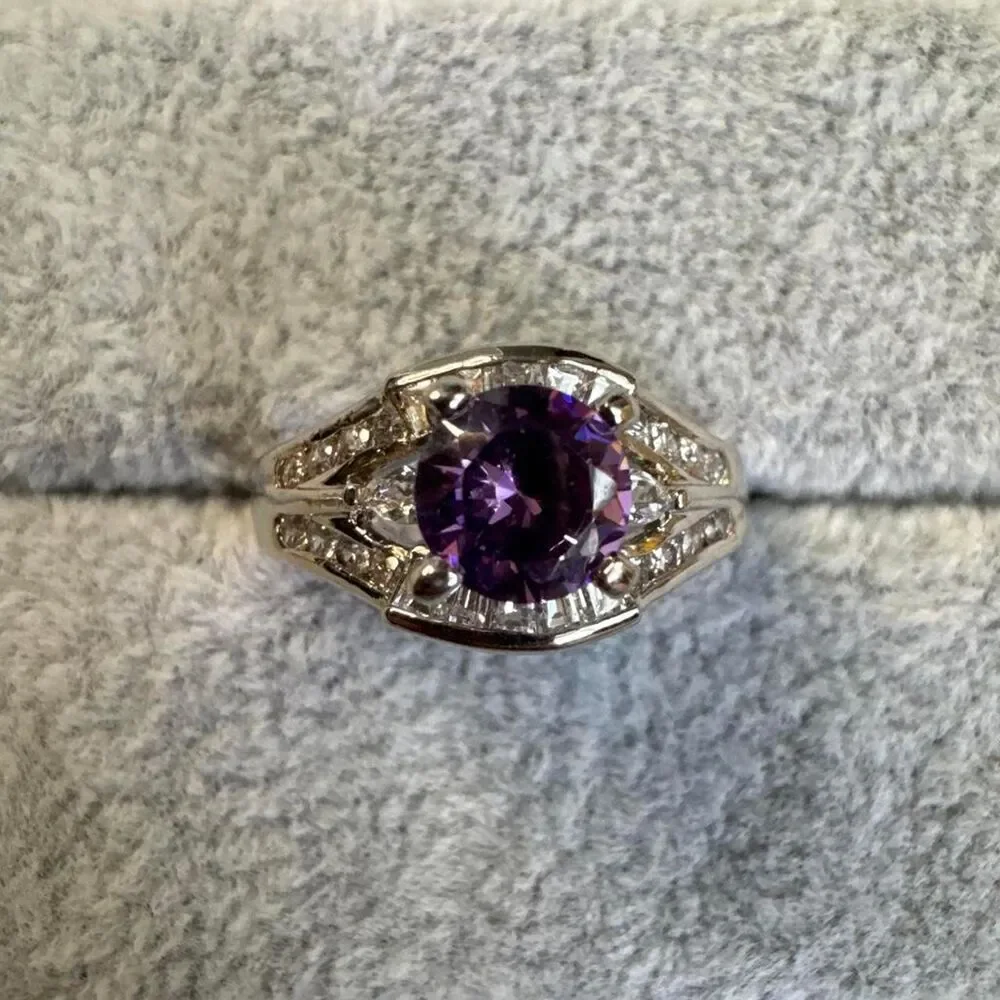 Unbranded Women's Purple and Silver Jewellery